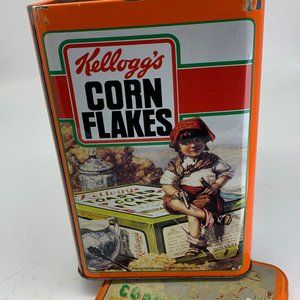 VINTAGE TIN - French/Belgian Kellogg's Corn Flakes Tin